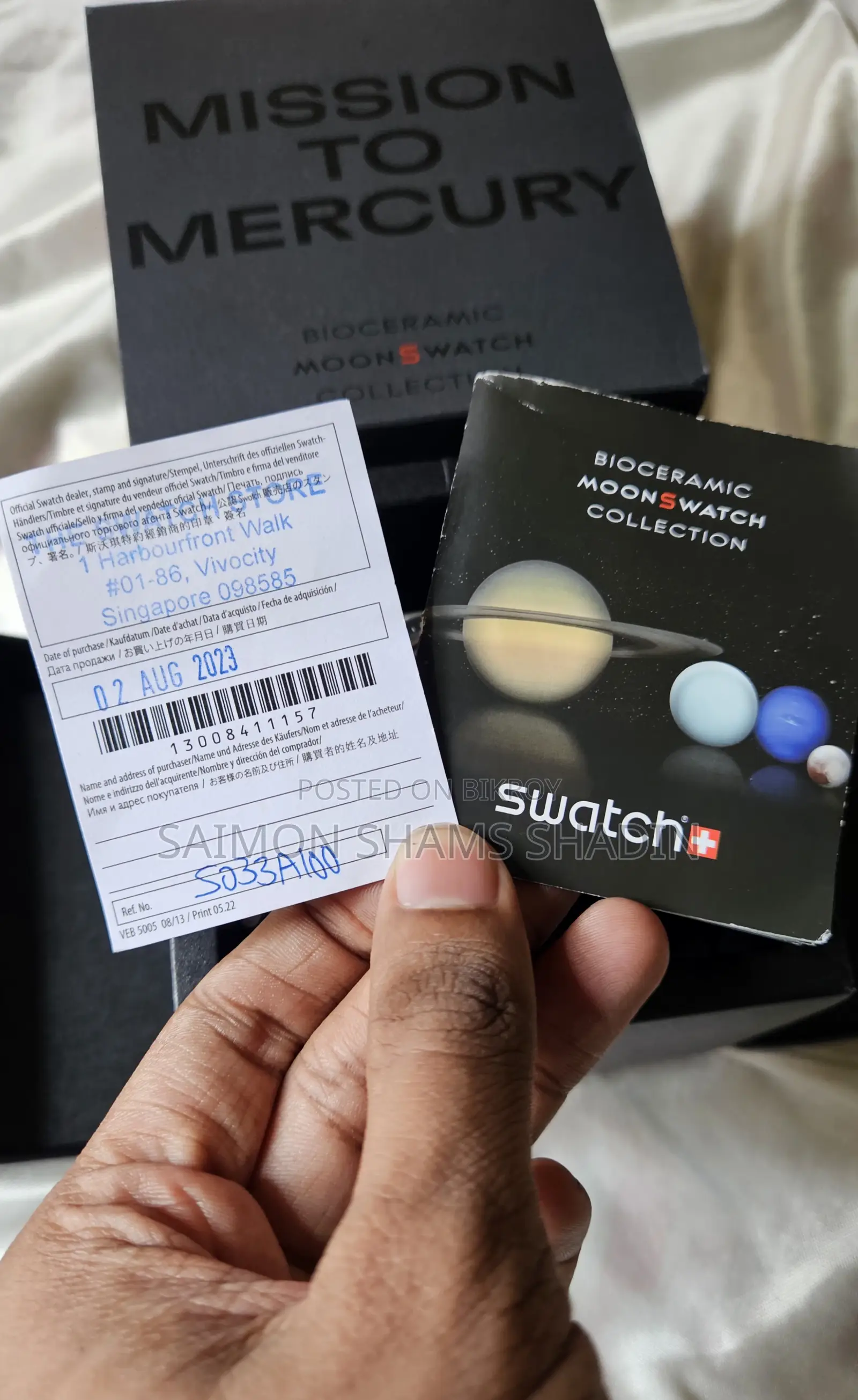 Swatch X Omega "Mission to Mercury" Moonswatch