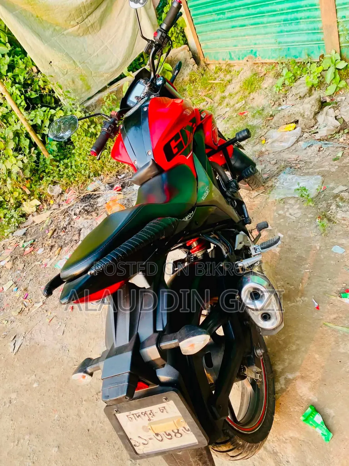 Suzuki Gixxer Monotone 2017 Red