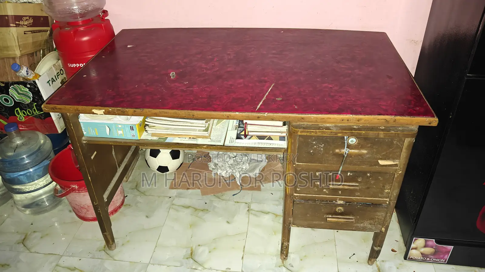 Large Teak Wood Table