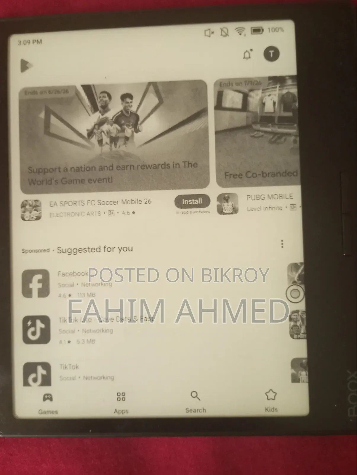 Tablet 32 GB Black