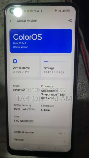 Oppo F21 Pro 5G 128 GB Orange