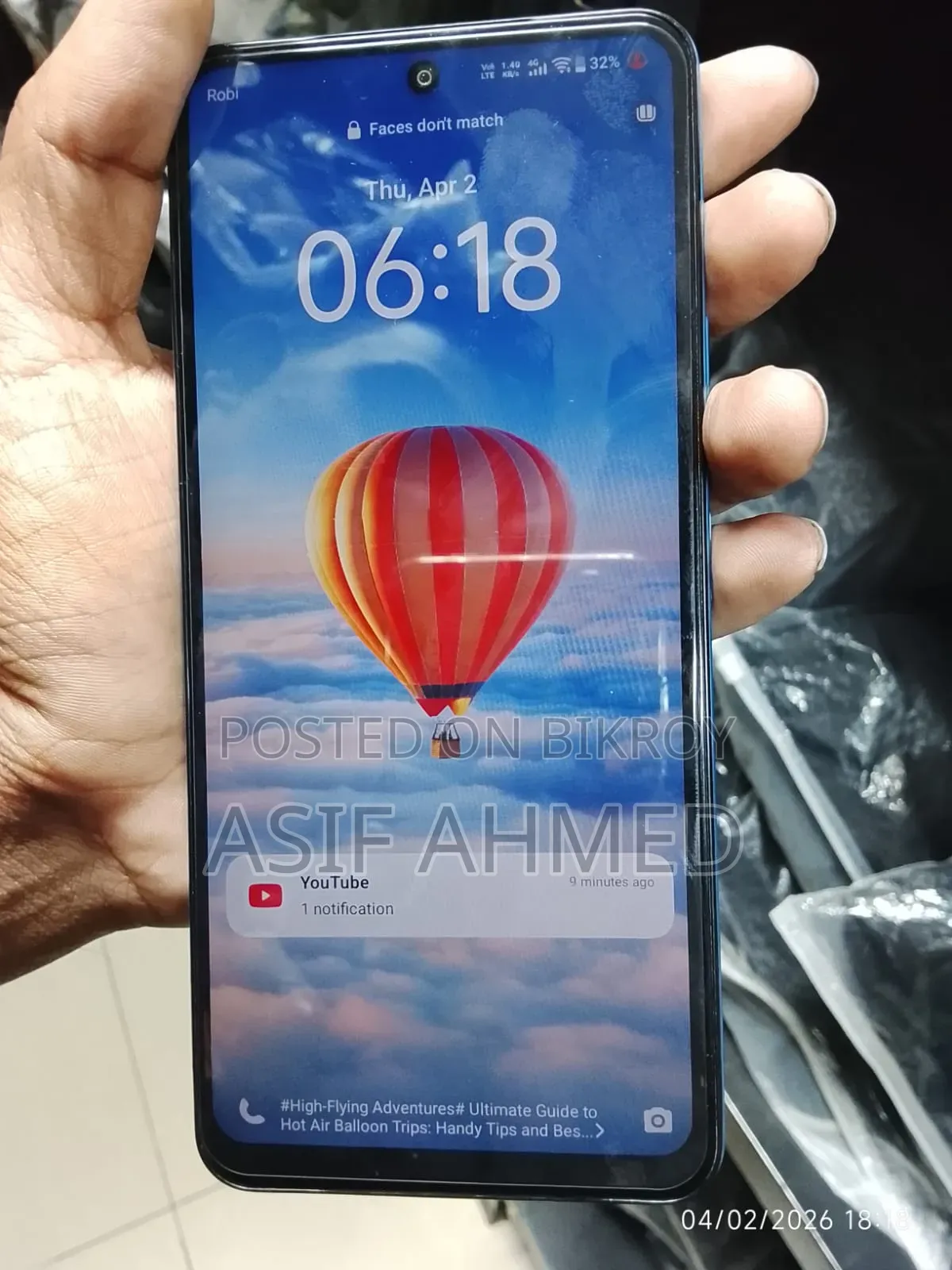 New Vivo Y39 128 GB Blue
