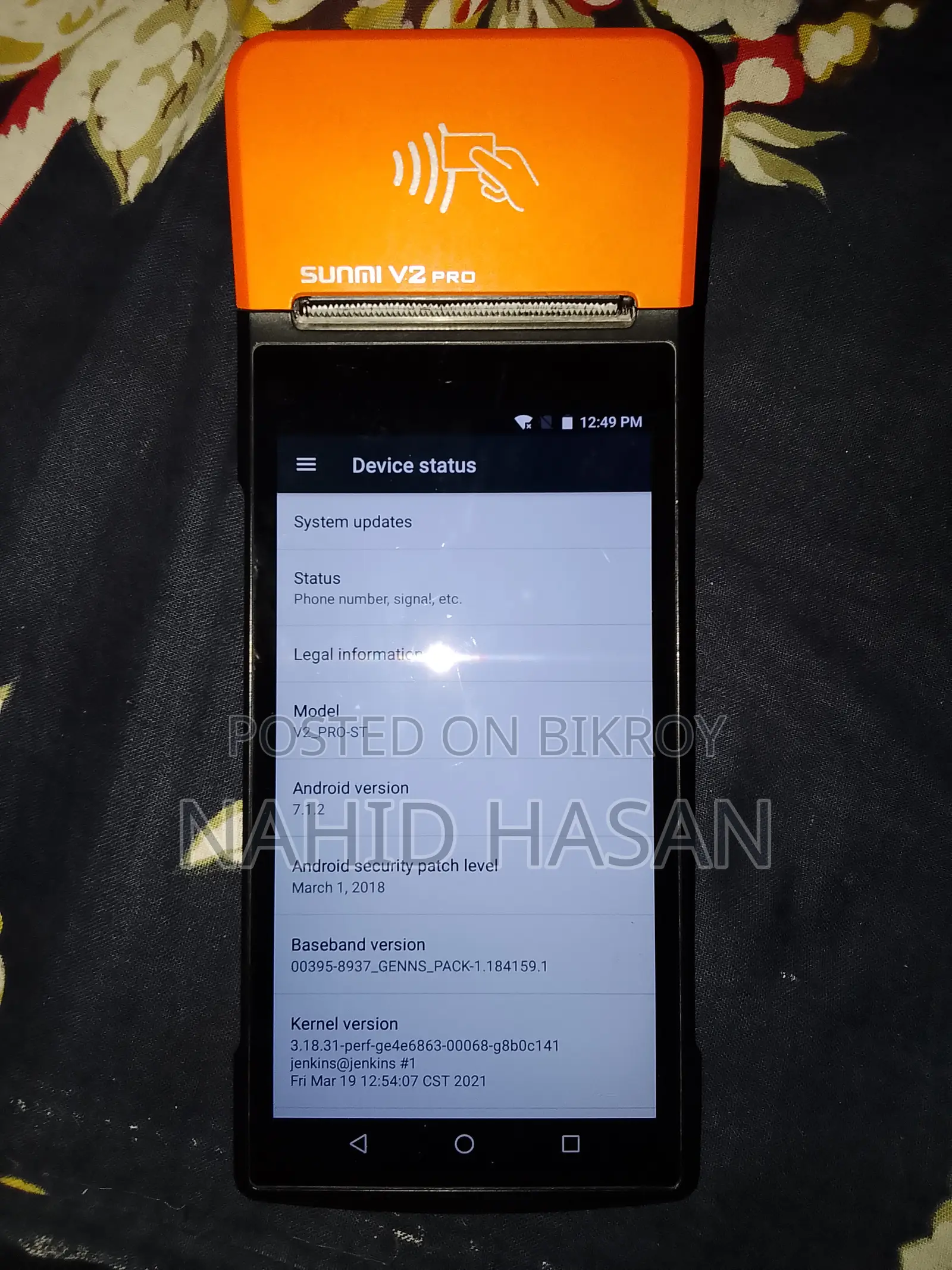 POS Device for Billing