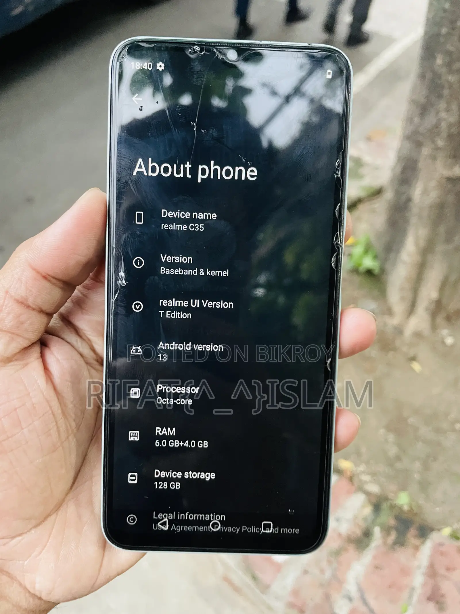 Realme C35 128 GB Green