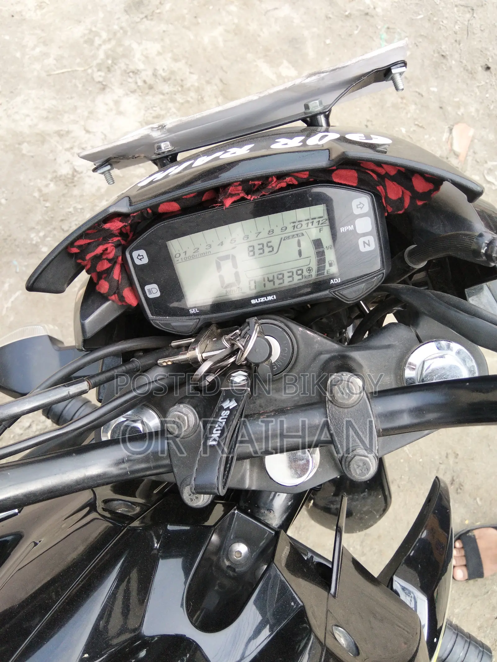 Suzuki Gixxer Monotone 2023 Black