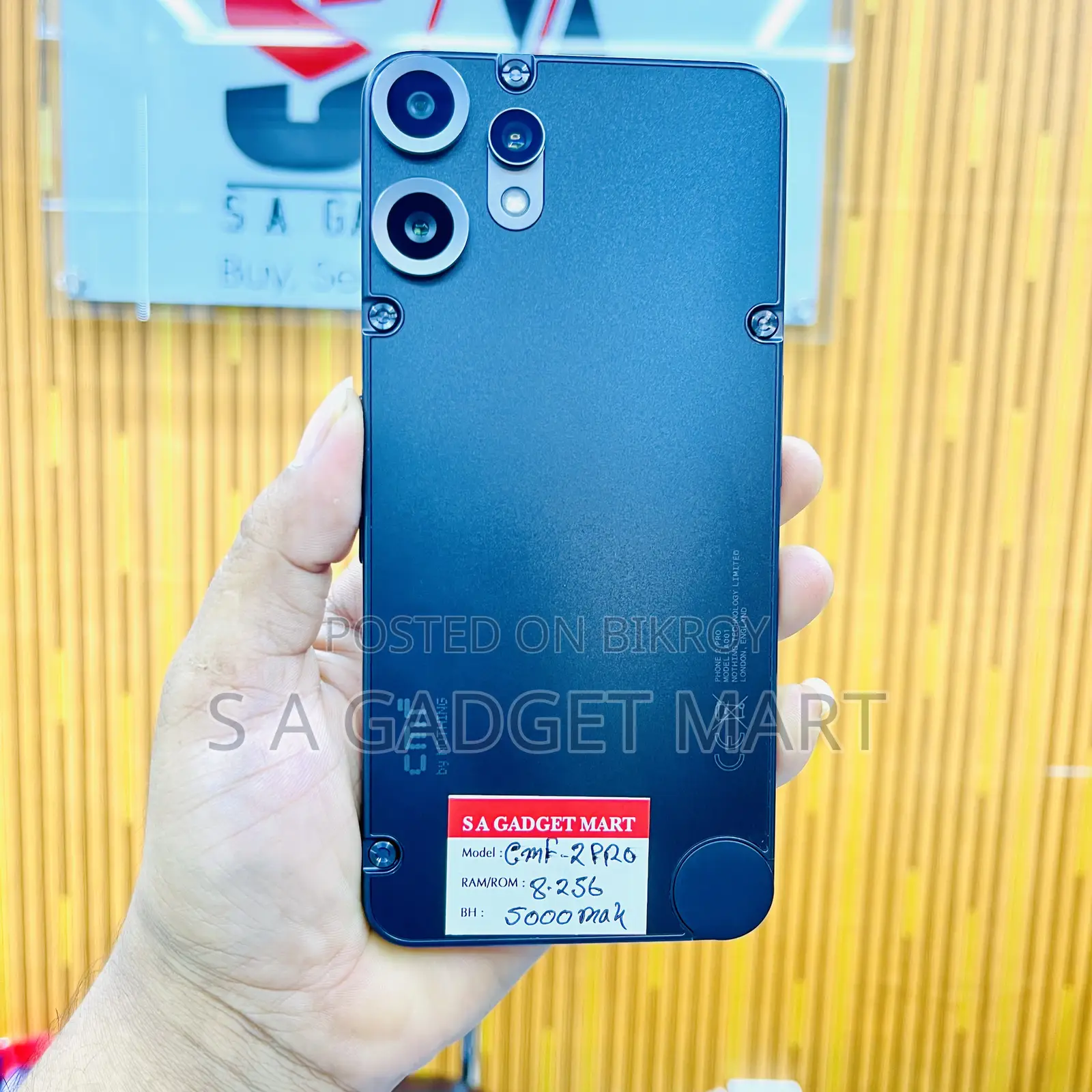 নাথিং ফোন সিএমএফ ফোন ২ প্রো ২৫৬ জিবি কালো