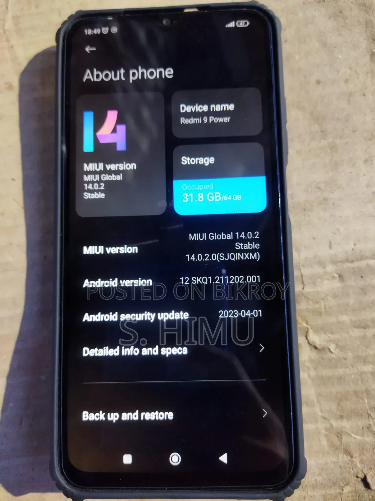 Xiaomi Redmi 9 Power 128 GB Red