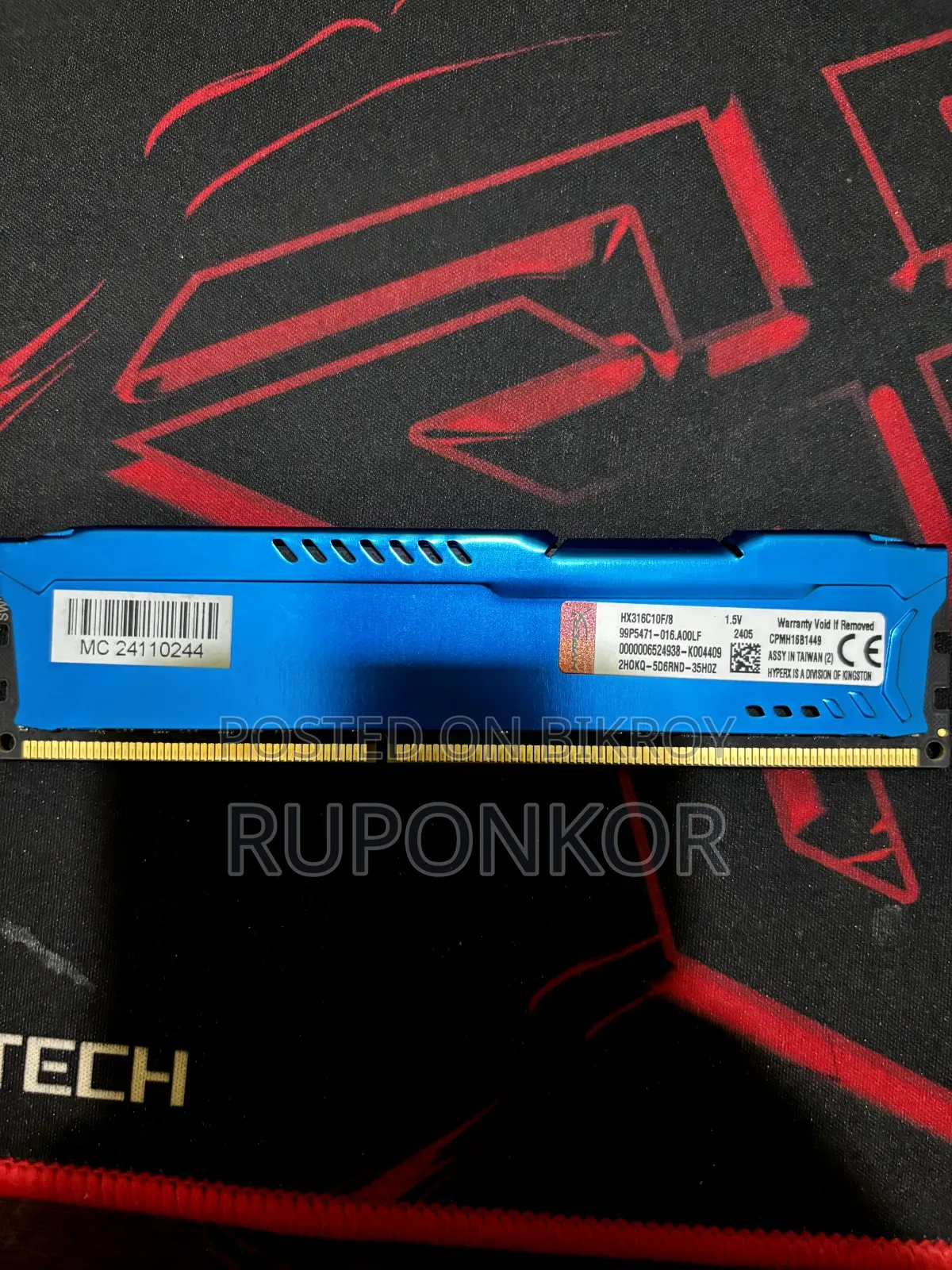 RAM DDR3 8 GB. 100% Fresh