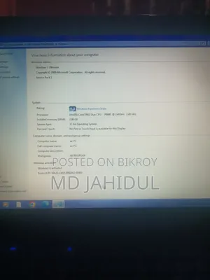 Laptop Dell Latitude E6400 2GB Intel Core 2 Duo HDD 72GB