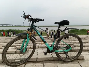 Avon XT 27.5 Inch Black Cyan 27 Speed Bicycle