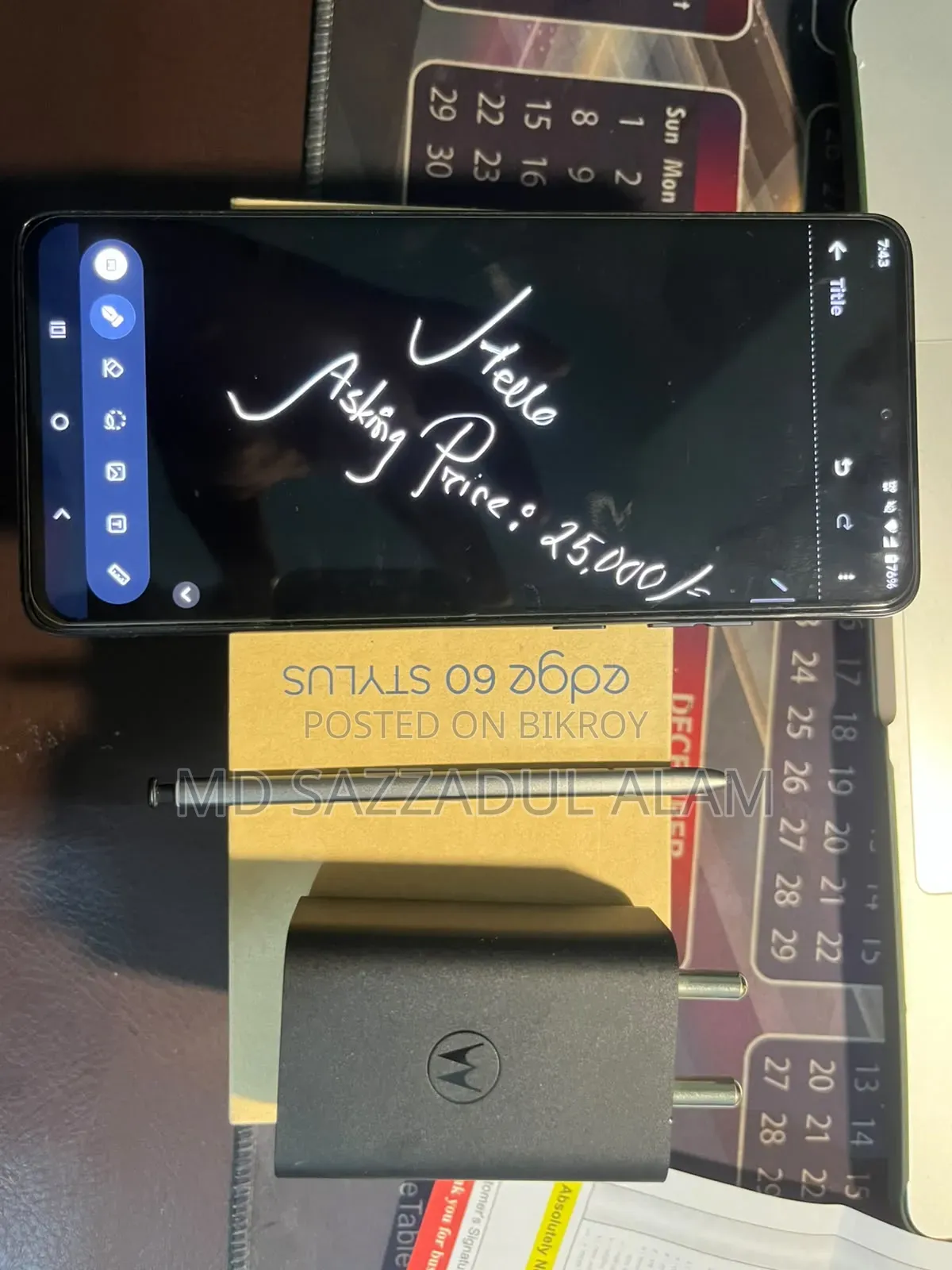 New Motorola Edge 60 Stylus 256 GB Blue