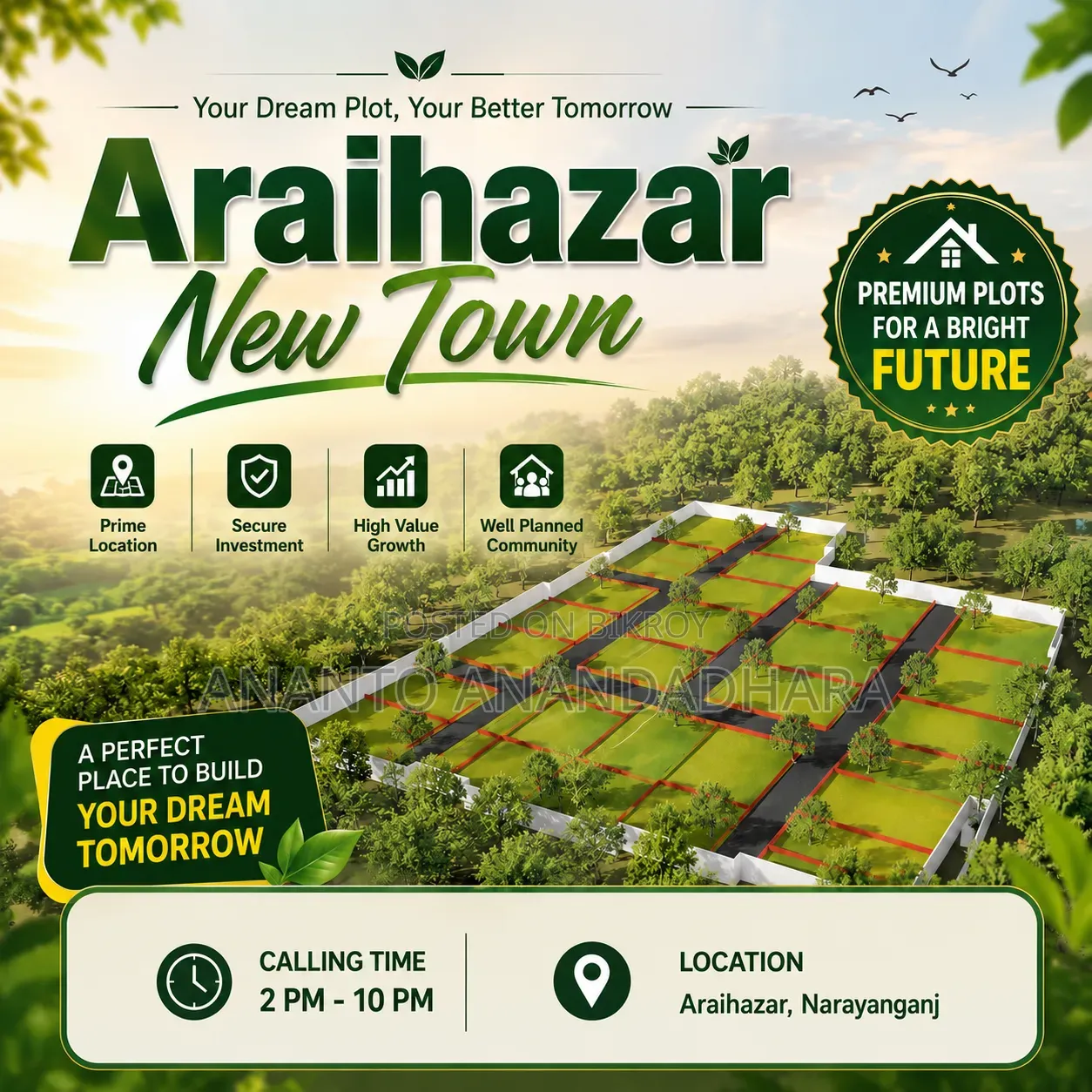 Plot Selling || Araihazar New Town