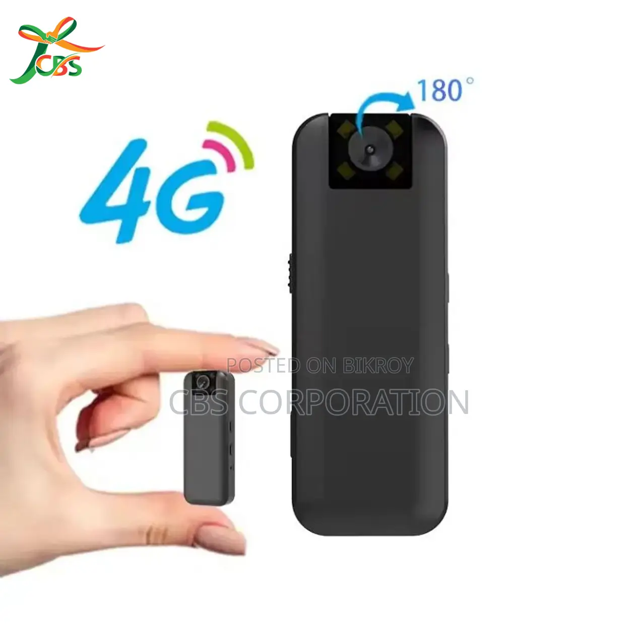 4G Sim Supported 3MP HD Body Camera
