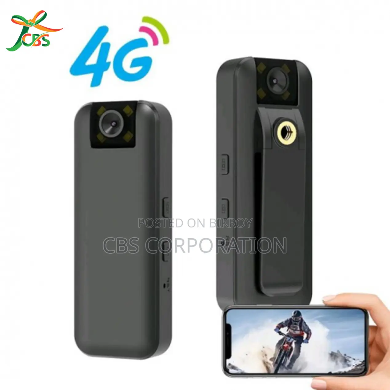 4G Sim Supported 3MP HD Body Camera