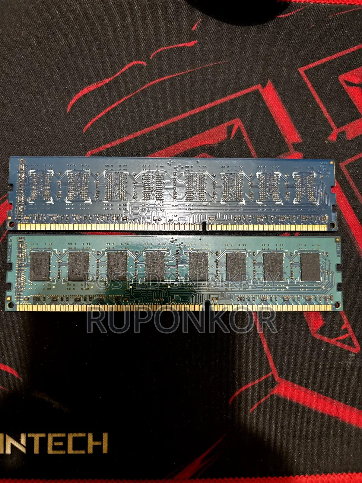 RAM DDR3 (2GB x 2GB) = 4GB. 100% Working