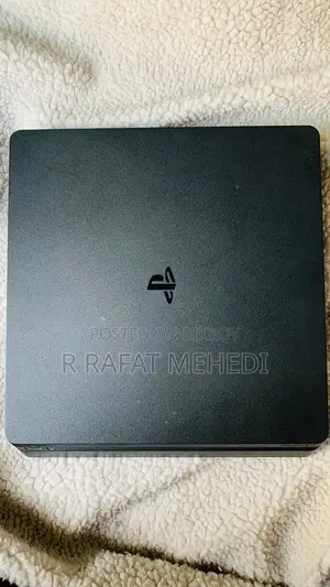 PS4 Slim 1 TB With Controller Cables.
