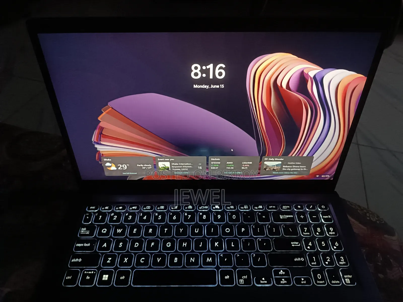 Laptop Asus 8GB Intel Core I3 HDD+SSD 1T