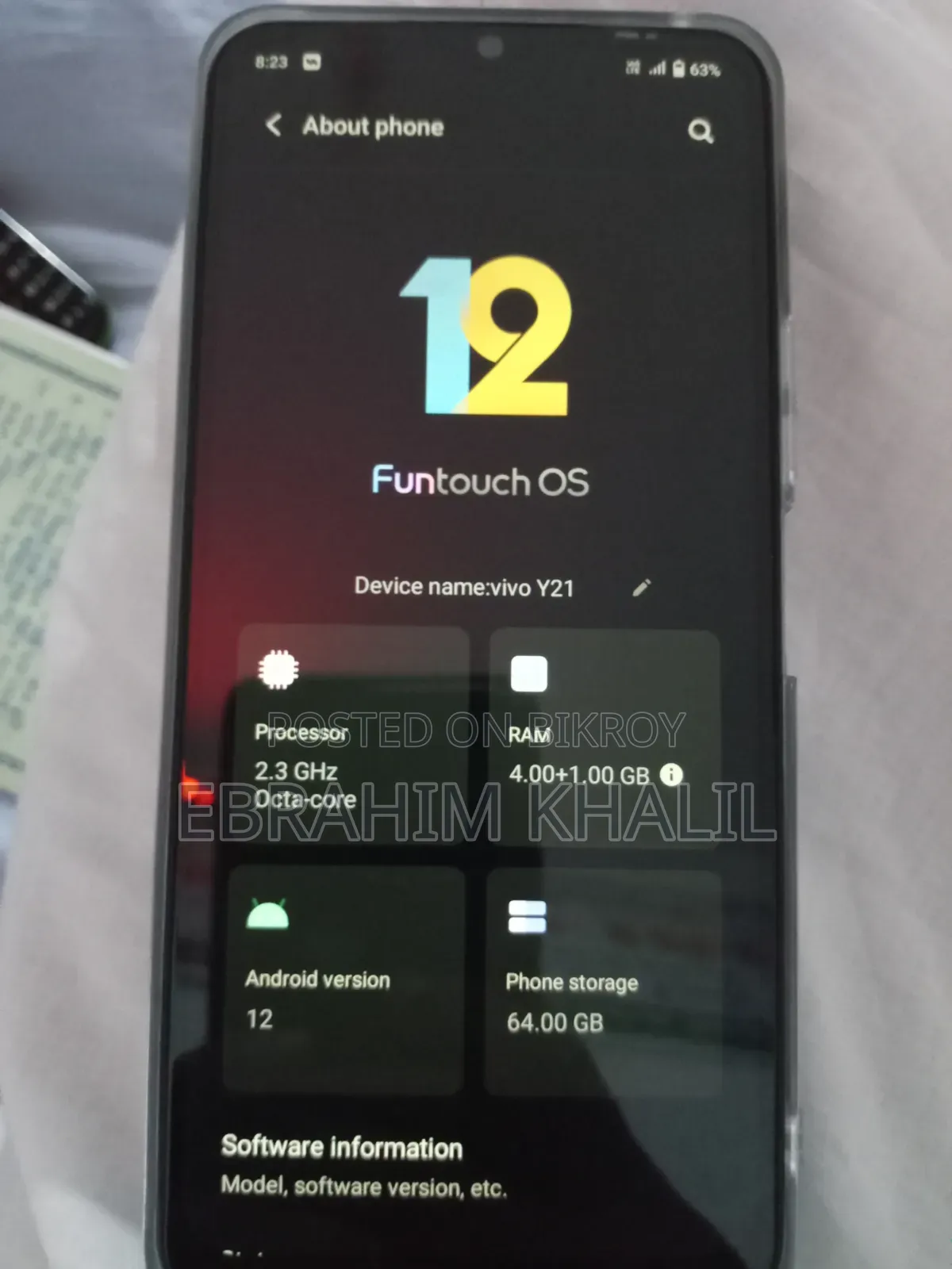 Vivo Y21 64 GB White