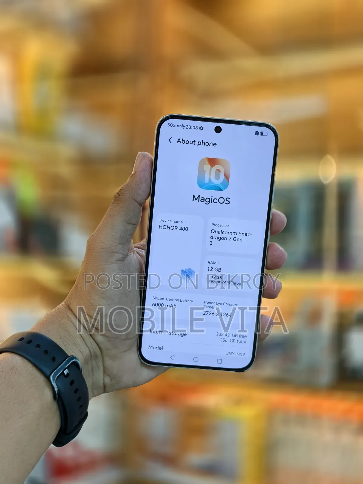 Honor 400 256 GB Gold