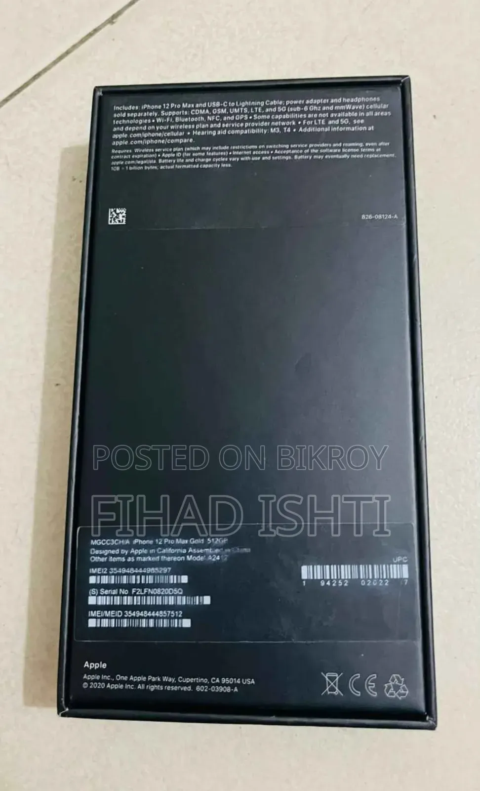 Apple iPhone 12 Pro Max 512 GB Gold
