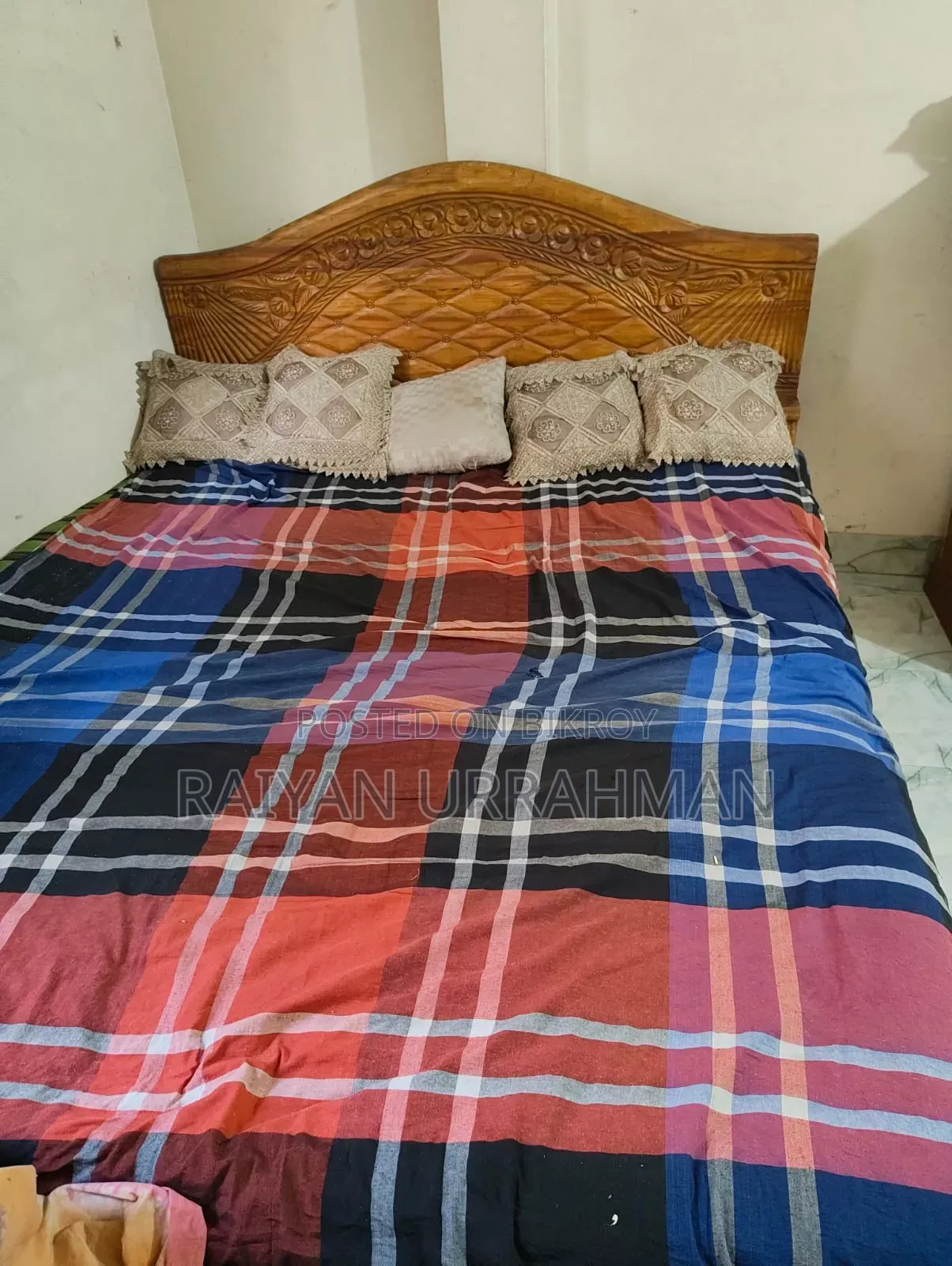 সেগুন কাঠের খাট