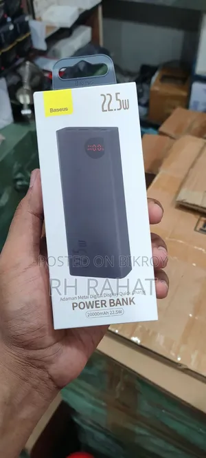 Baseus Adaman 20000 Mah 22.5w Fast Charging Metal Powerbank