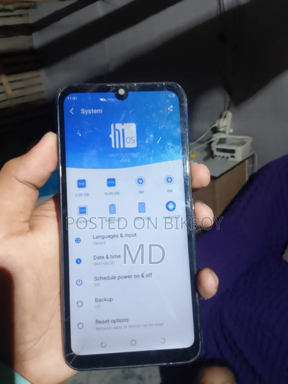 Tecno Spark 16 GB Blue