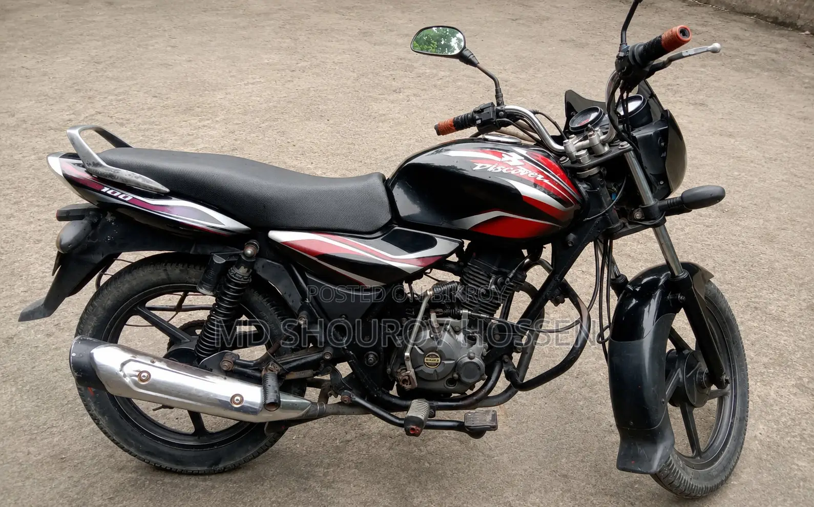 Bajaj Discover 100 2018 Red