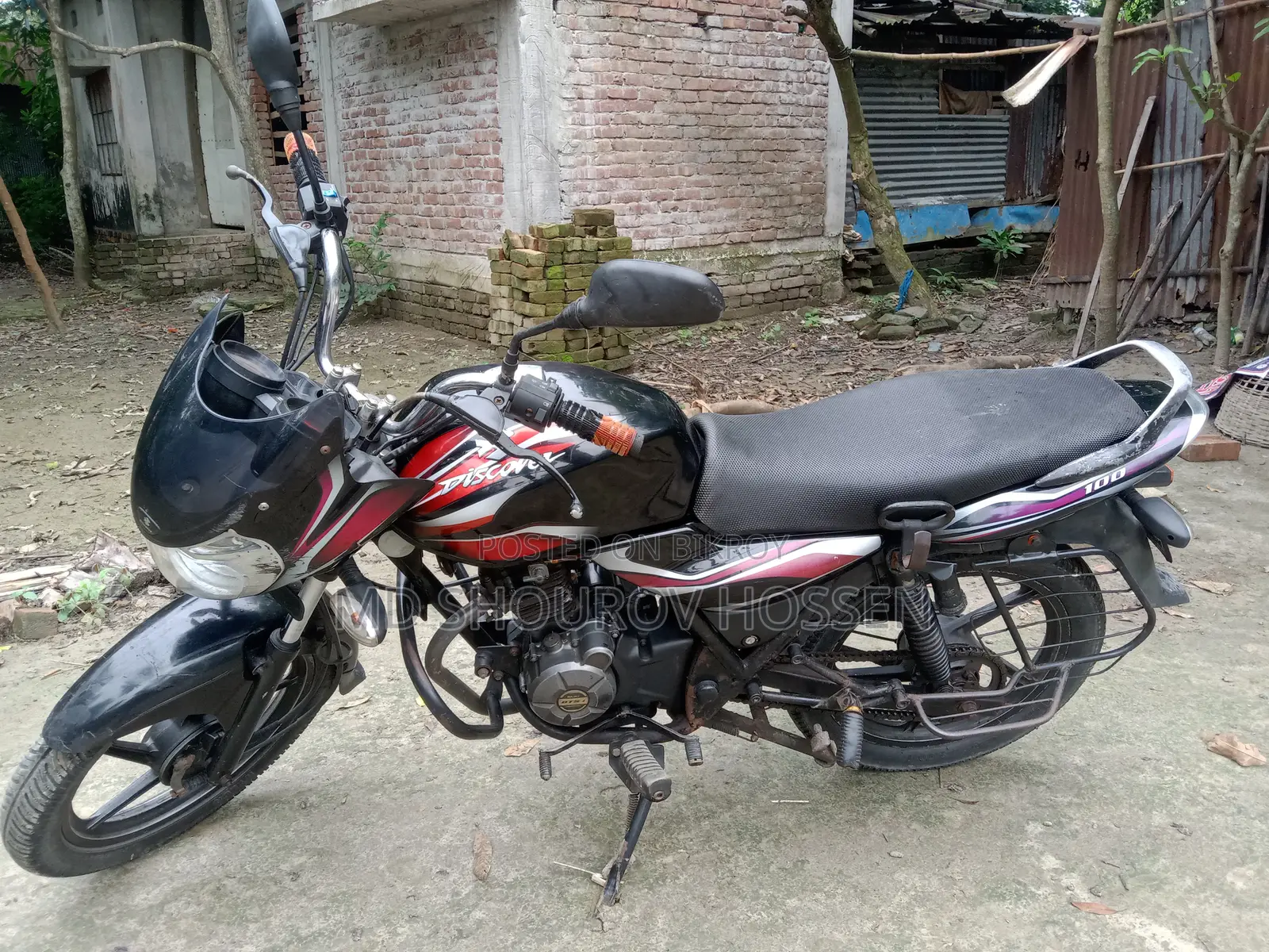 Bajaj Discover 100 2018 Red