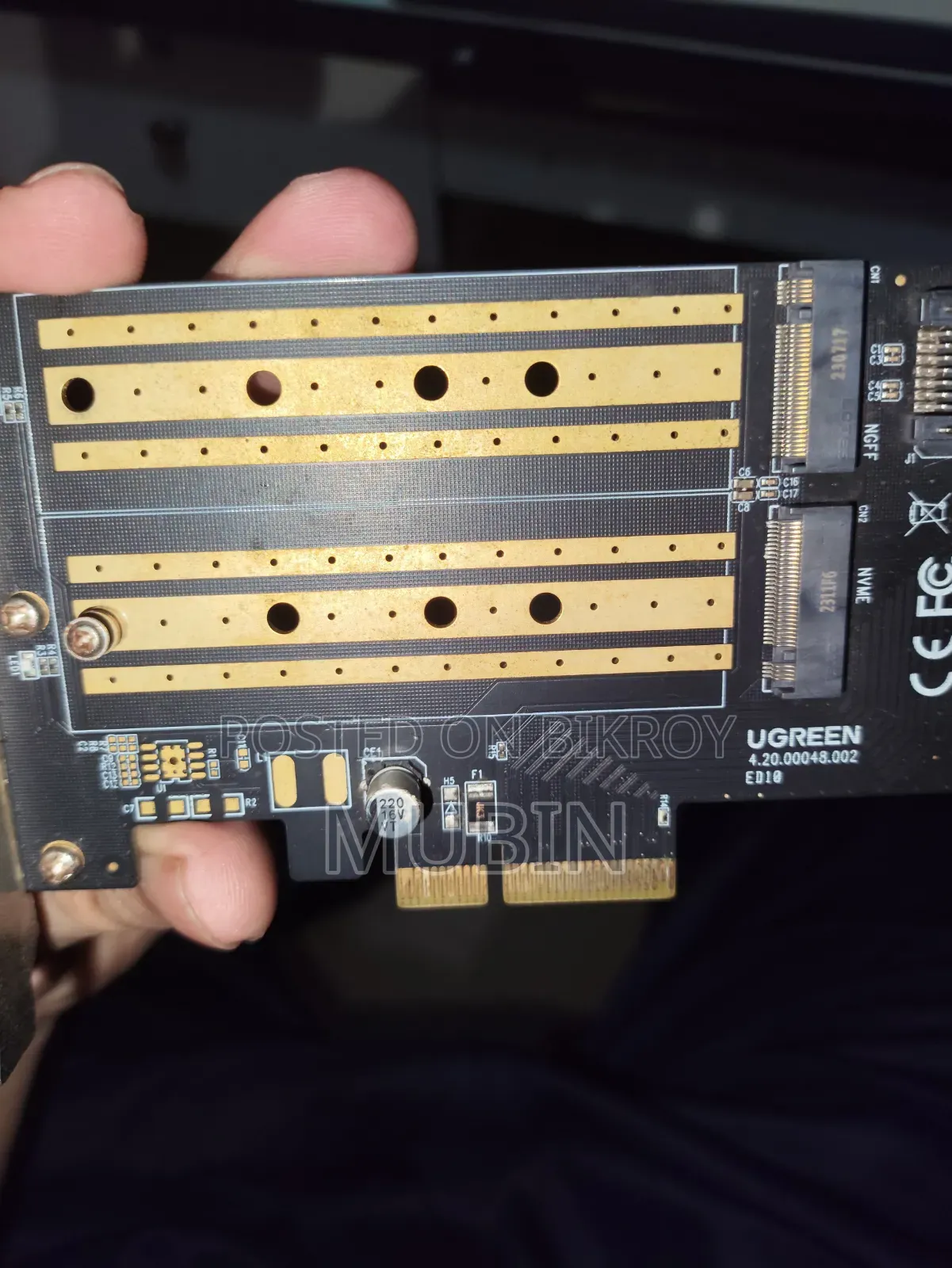 Pcie to Nvme/M.2 Adapter