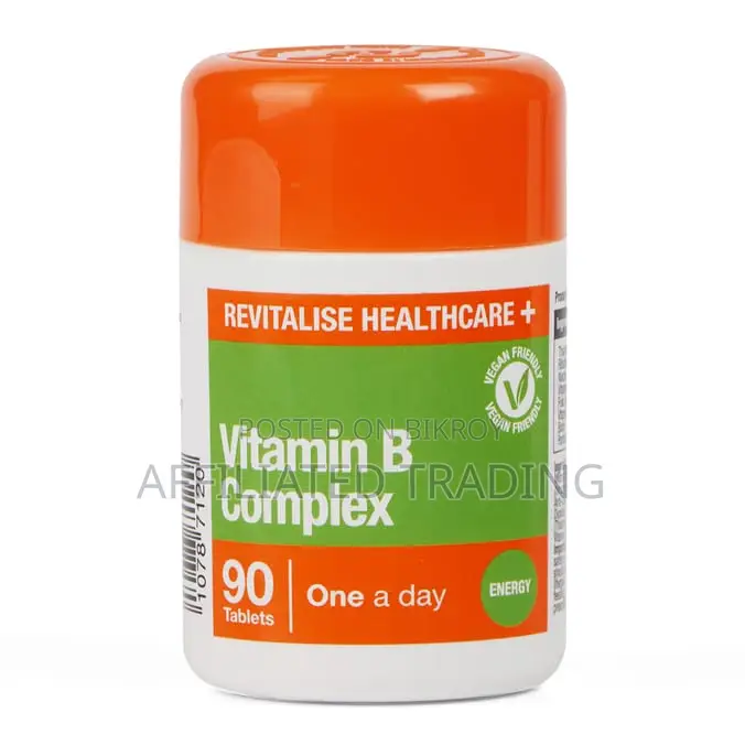 Revitalise Healthcare+ Vitamin B Complex Tablets 90 - Made in Uk