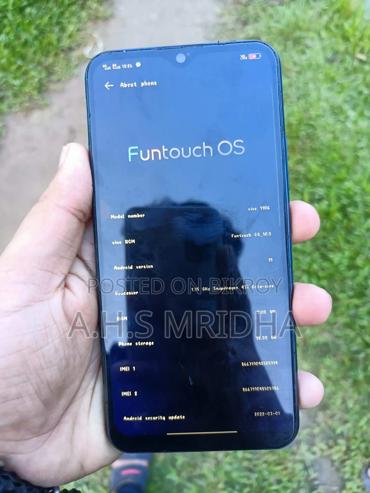 Vivo Y11 32 GB Blue
