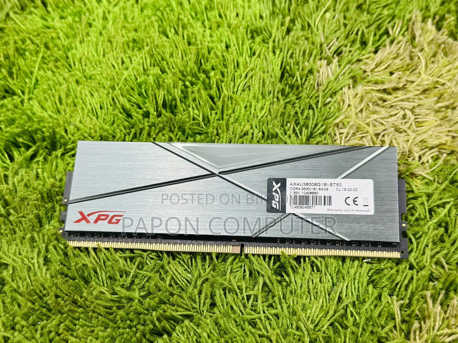 XPG DDR4 8GB 3600MHz Gaming RAM for Sale