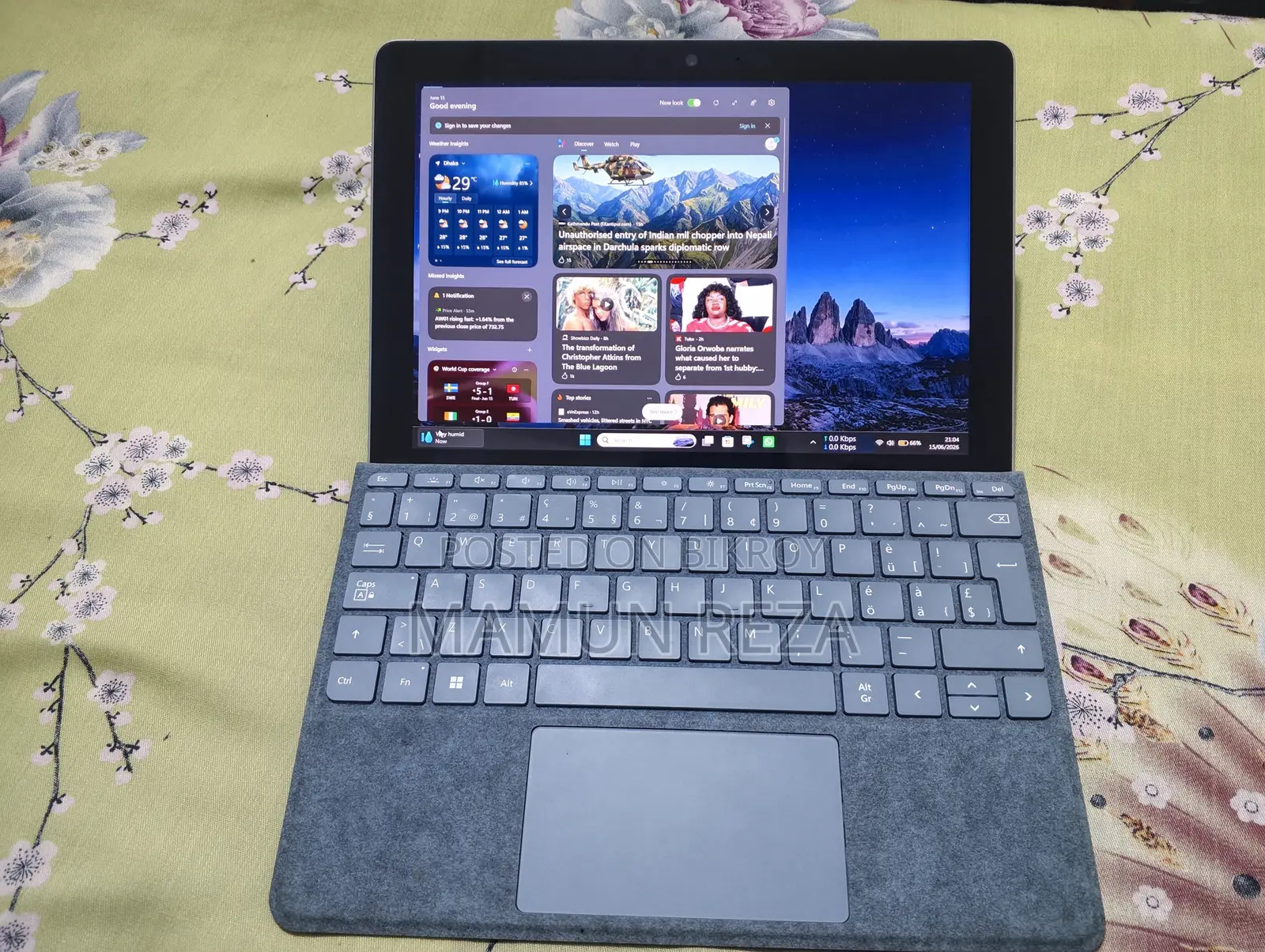 Laptop Microsoft Surface Go 4GB SSD 128GB