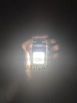 Transparent Waterproof Arc Lighter With COB Flashlight (Brand New)