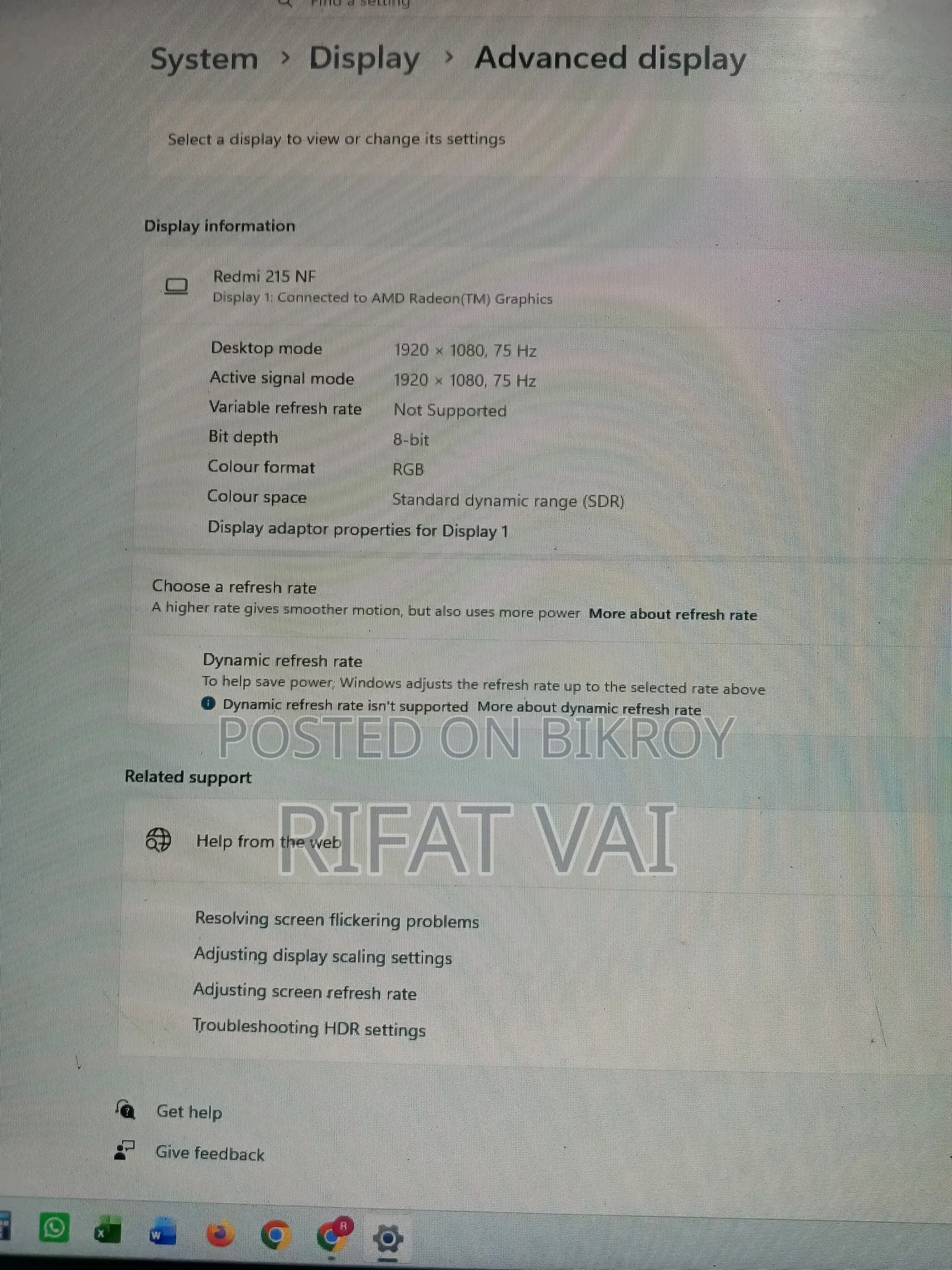 Desktop Computer Asus 16GB AMD Ryzen 7 SSD 500GB
