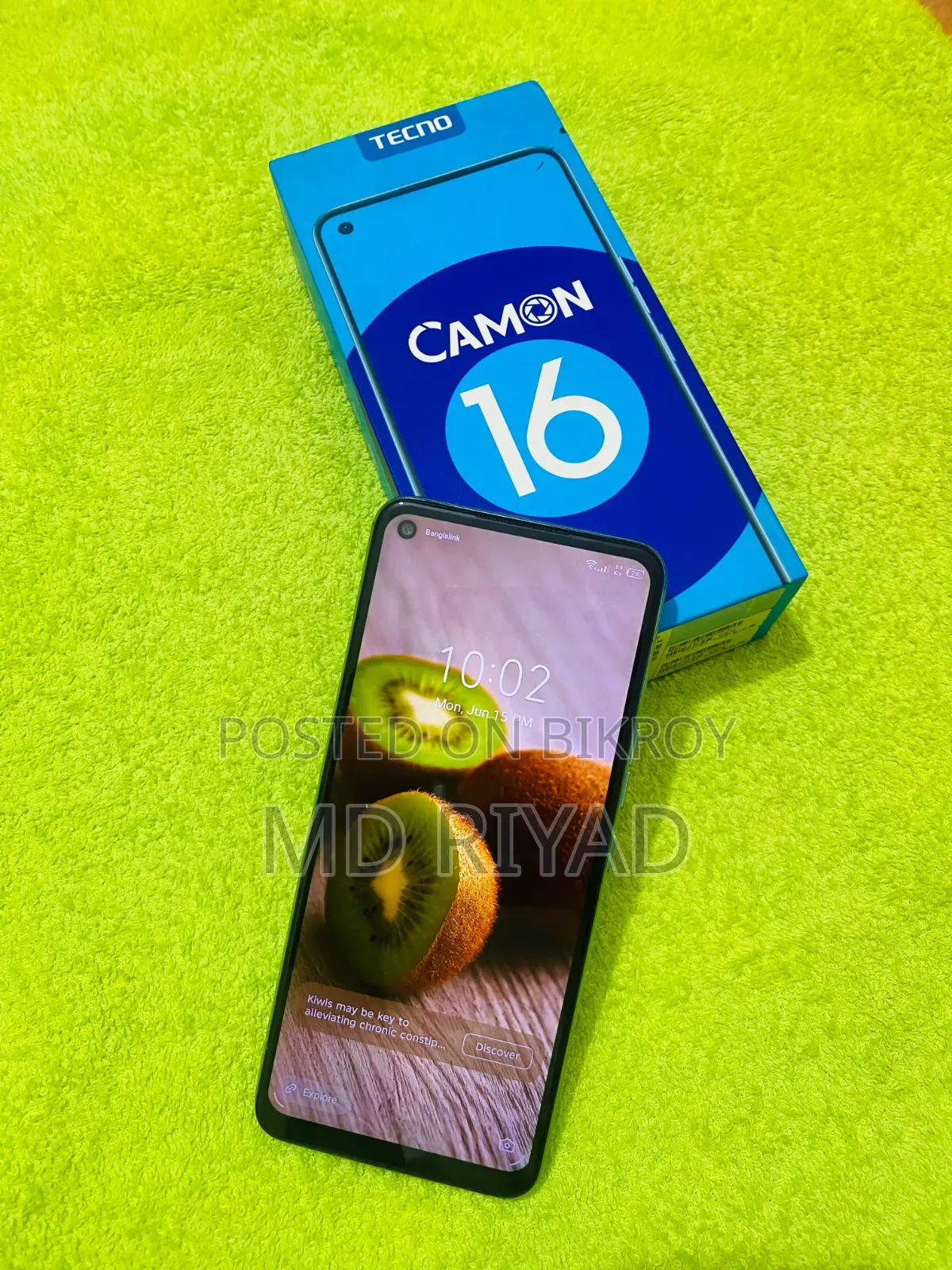 Tecno Camon 16 128 GB Blue