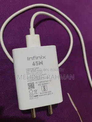 Infinix 45w First Charger