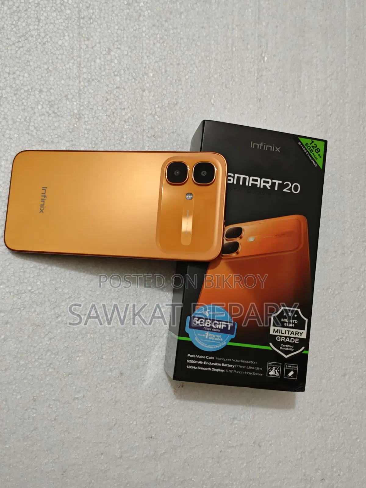 New Infinix Smart 20 128 GB Orange