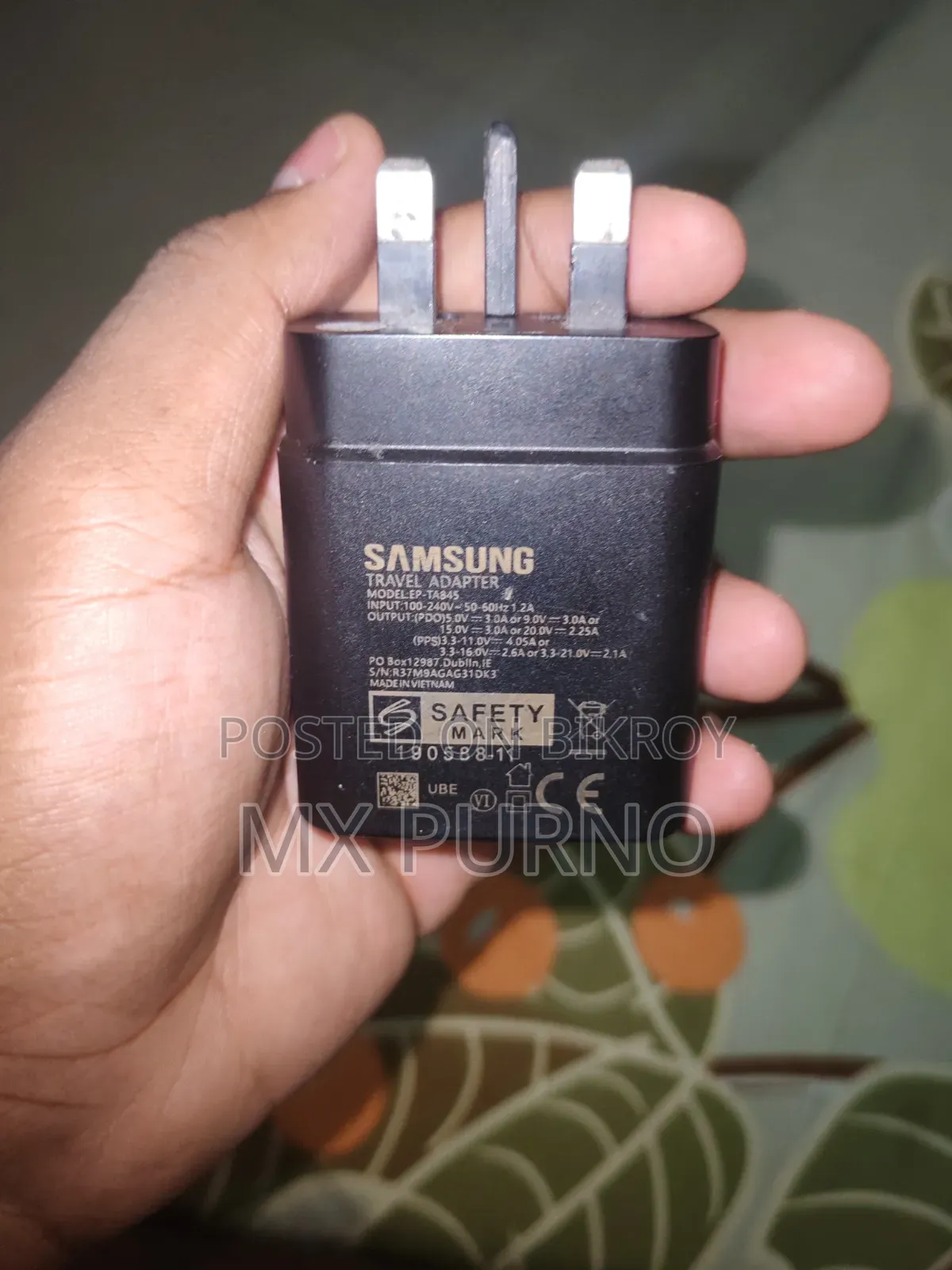 Samsung 45 Watt Pd Adapter Original