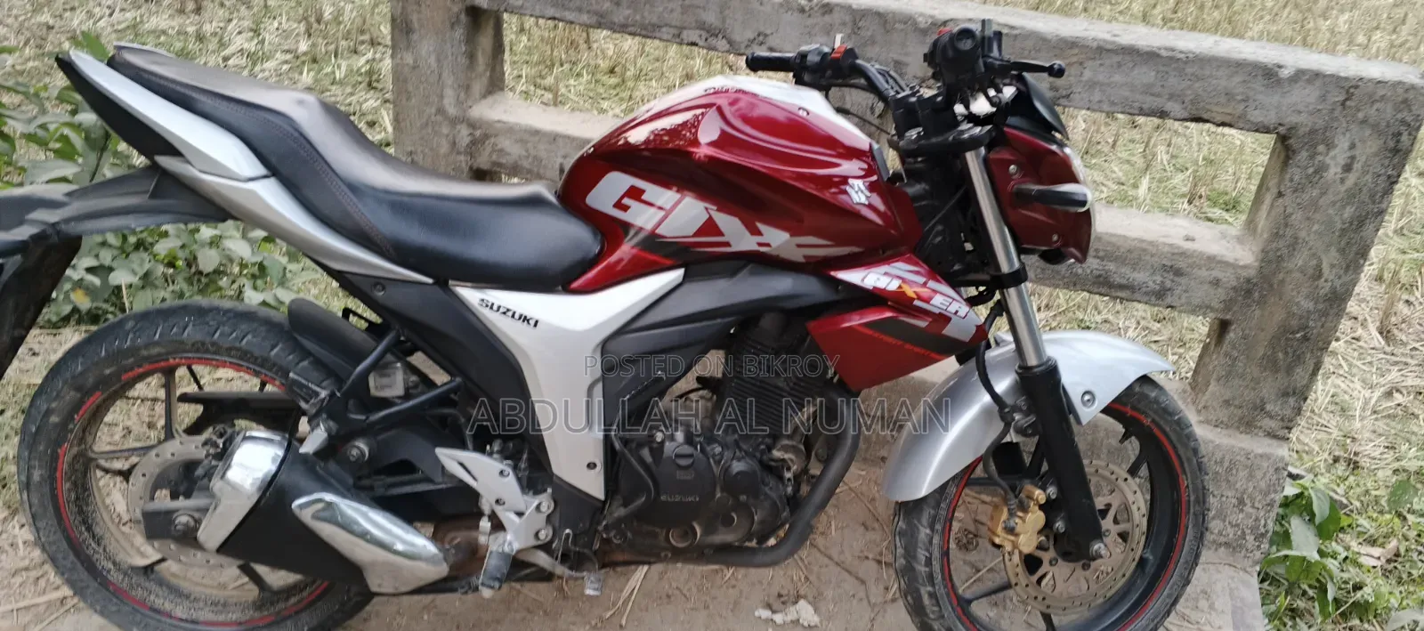 Suzuki Gixxer Monotone 2019 Red
