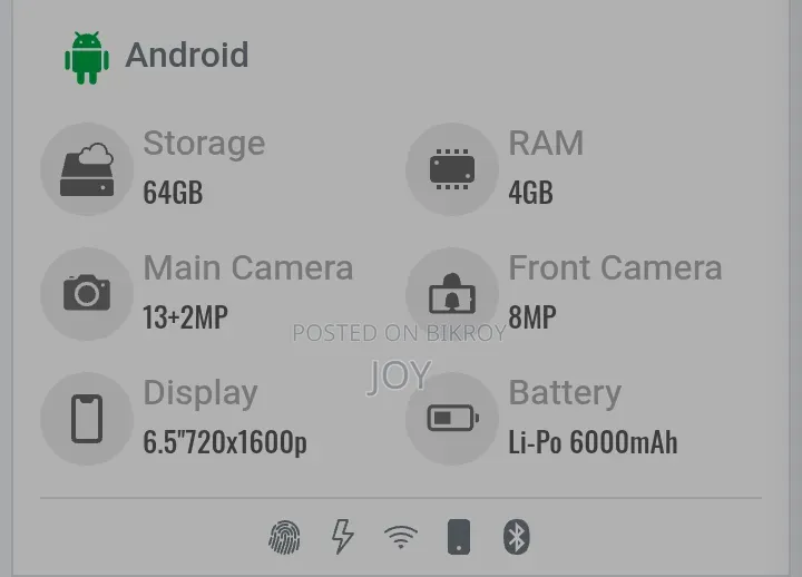 Realme 64 GB Bronze