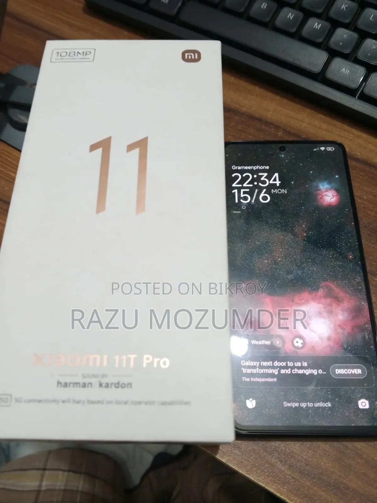 New Xiaomi 11T Pro 256 GB Black