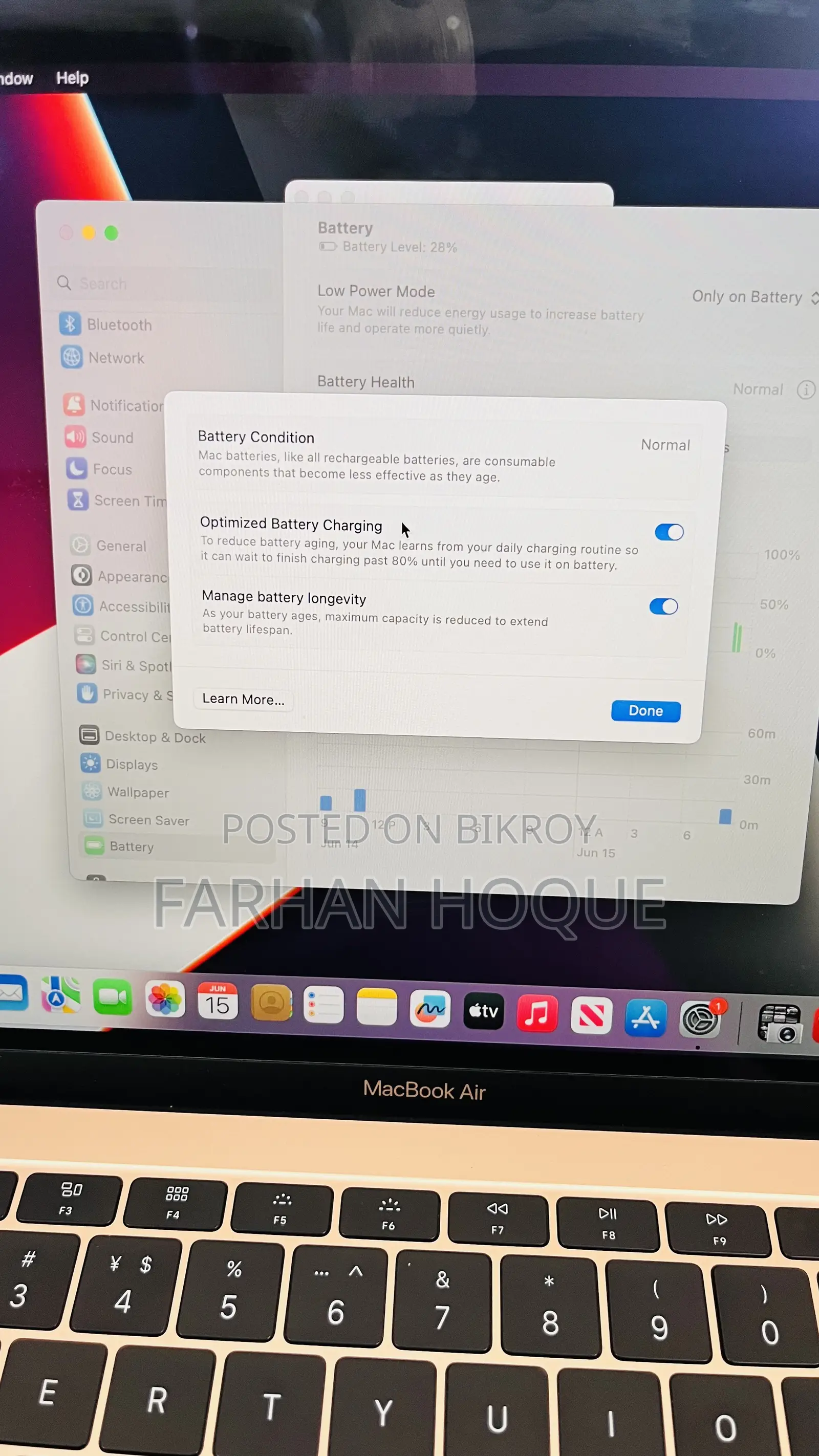 New Laptop Apple MacBook Air 2019 8GB Intel Core I5 SSD 512GB