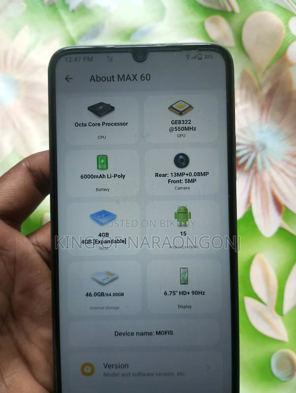 Symphony Max 60 64 GB Blue