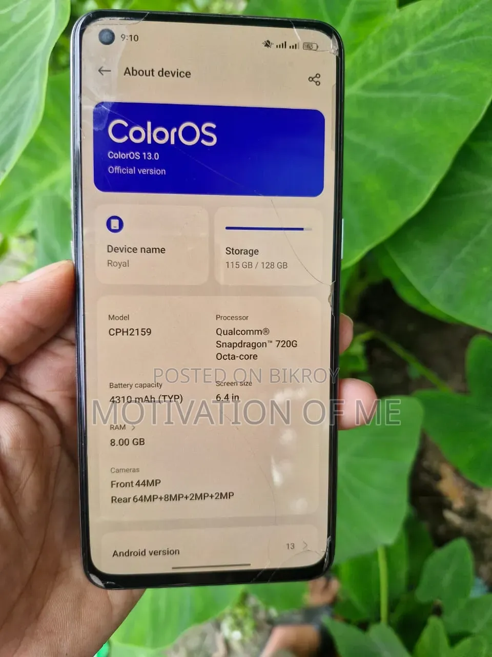 Oppo Reno 128 GB Silver