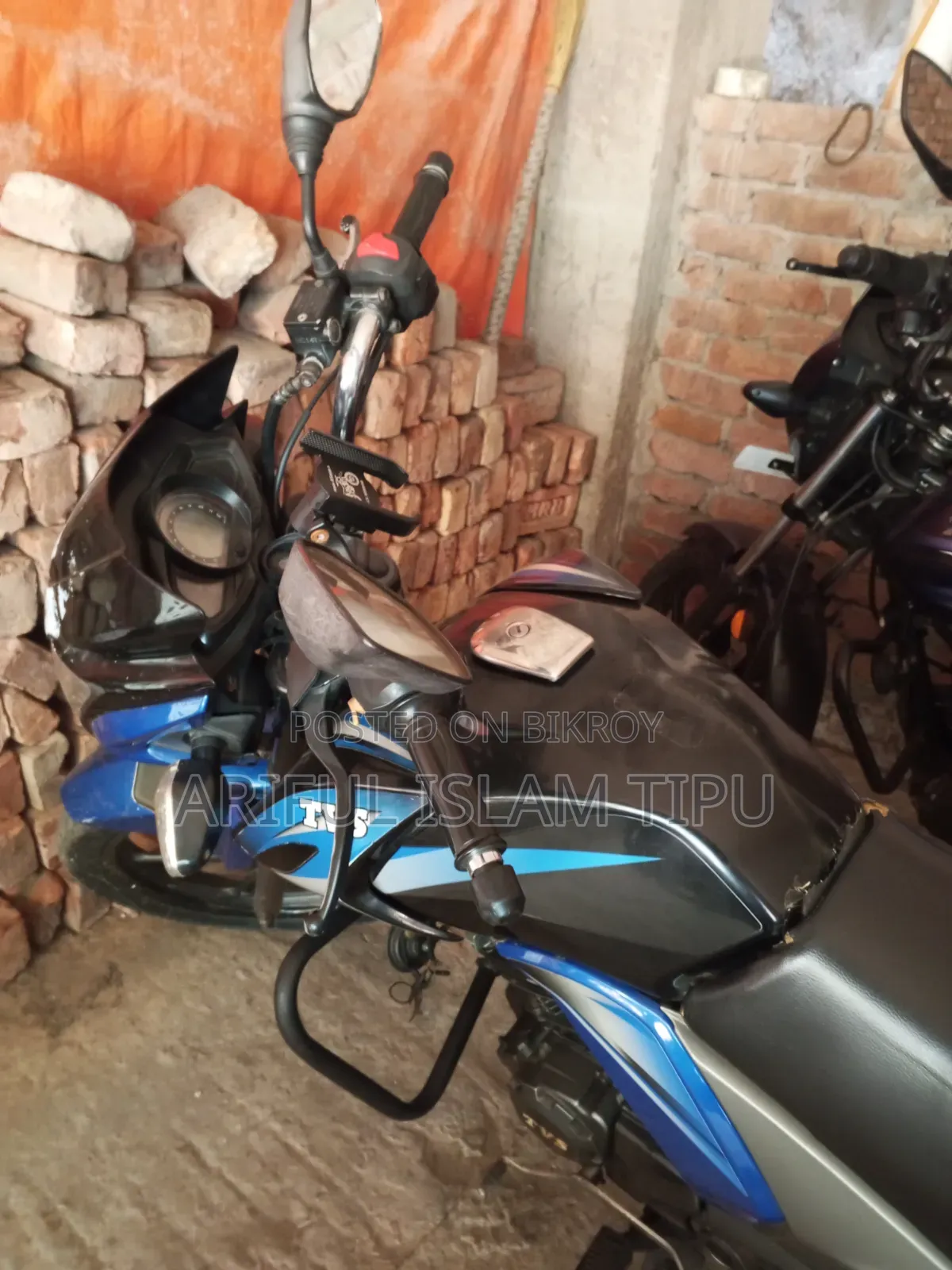 TVS Stryker 125 2018 Blue