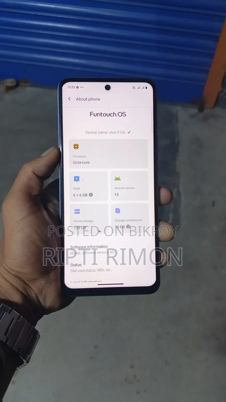 Vivo Y19s 128 GB White