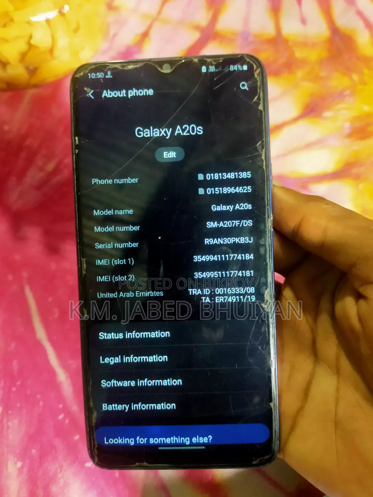 Samsung Galaxy A20s 32 GB Purple