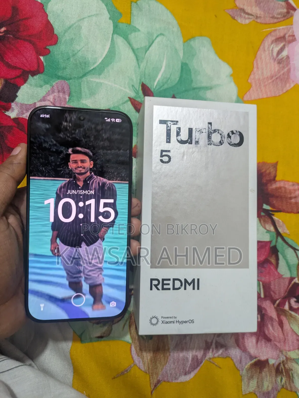 নতুন শাওমি রেডমি টার্বো ৫ ম্যাক্স ২৫৬ জিবি কালো